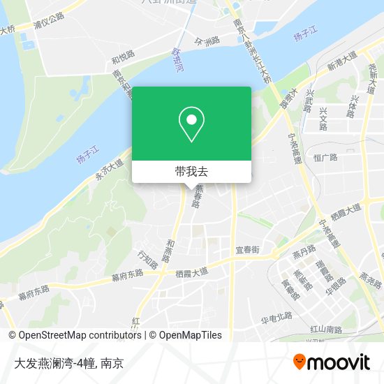 大发燕澜湾-4幢地图