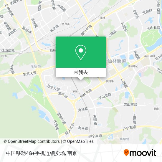 中国移动4G+手机连锁卖场地图