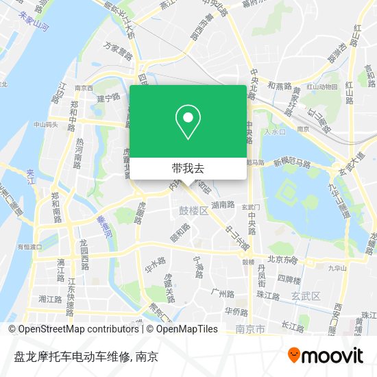 盘龙摩托车电动车维修地图