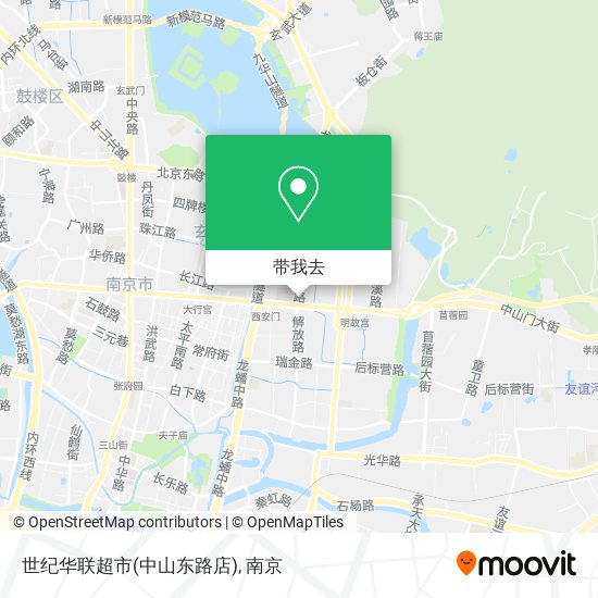 世纪华联超市(中山东路店)地图