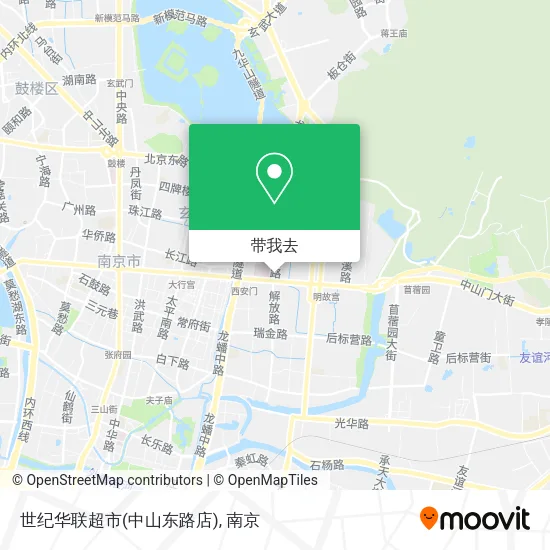 世纪华联超市(中山东路店)地图
