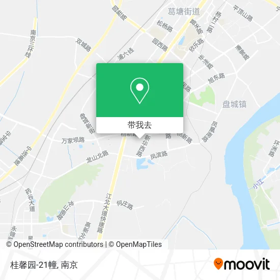 桂馨园-21幢地图