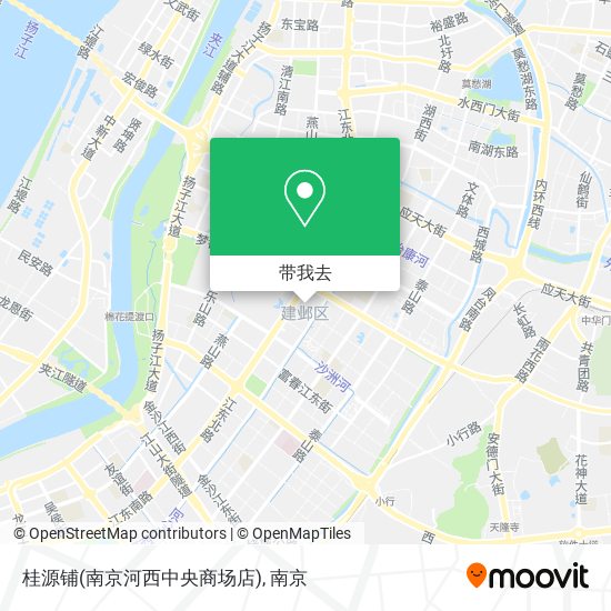 桂源铺(南京河西中央商场店)地图