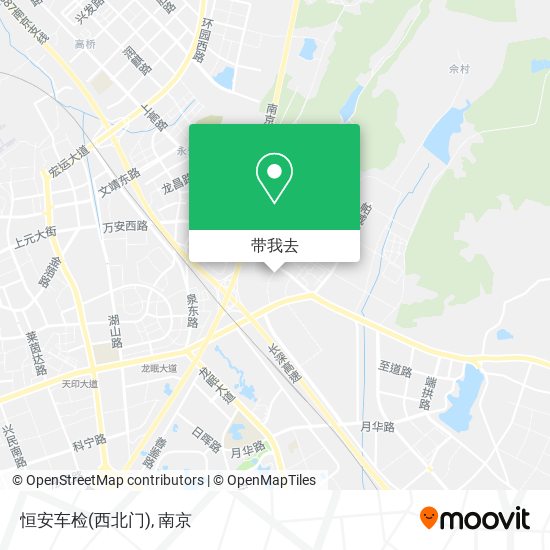 恒安车检(西北门)地图