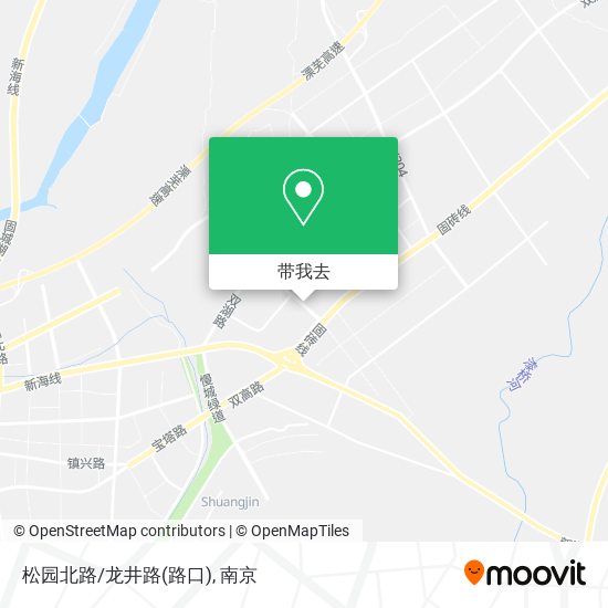 松园北路/龙井路(路口)地图
