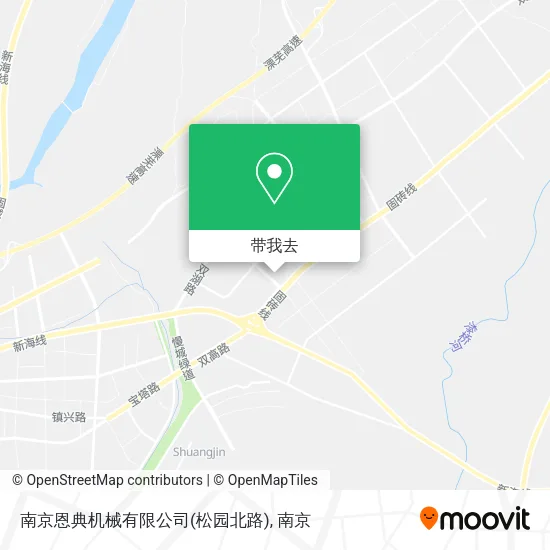 南京恩典机械有限公司(松园北路)地图