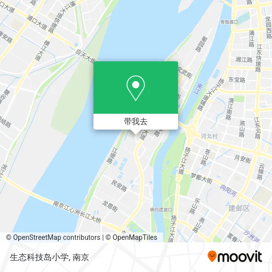 生态科技岛小学地图