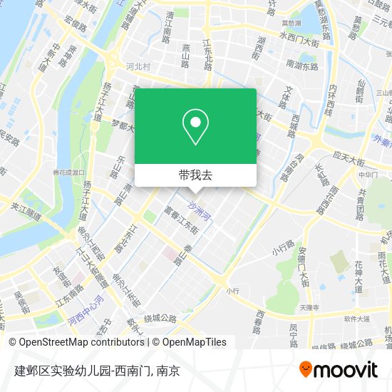 建邺区实验幼儿园-西南门地图