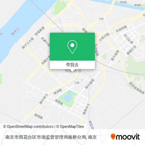 南京市雨花台区市场监督管理局板桥分局地图