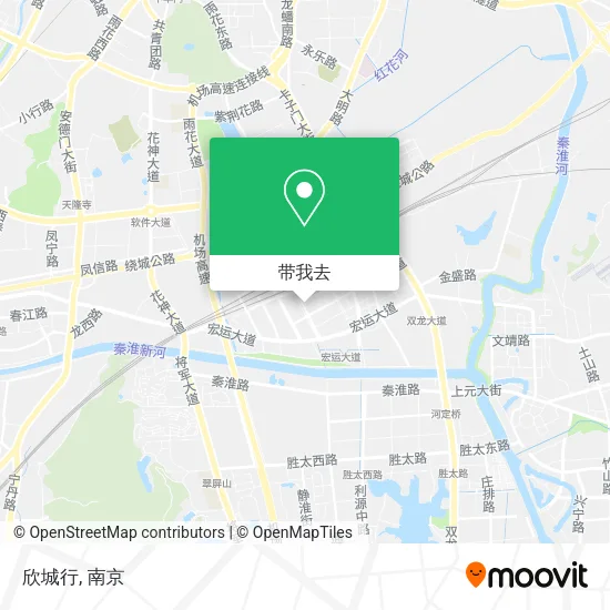 欣城行地图