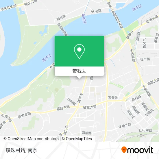 联珠村路地图