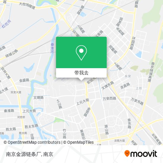 南京金源链条厂地图