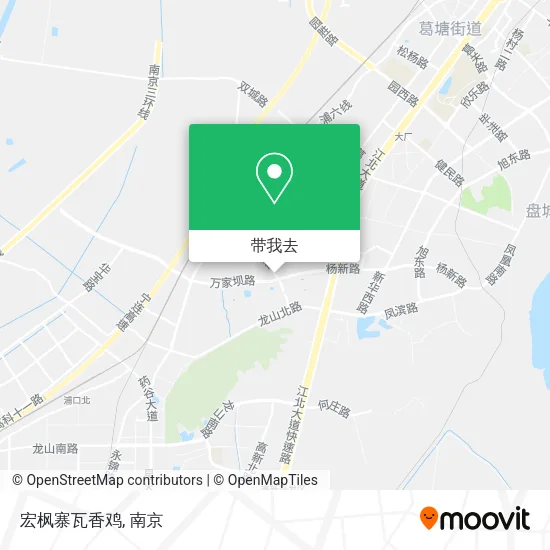 宏枫寨瓦香鸡地图