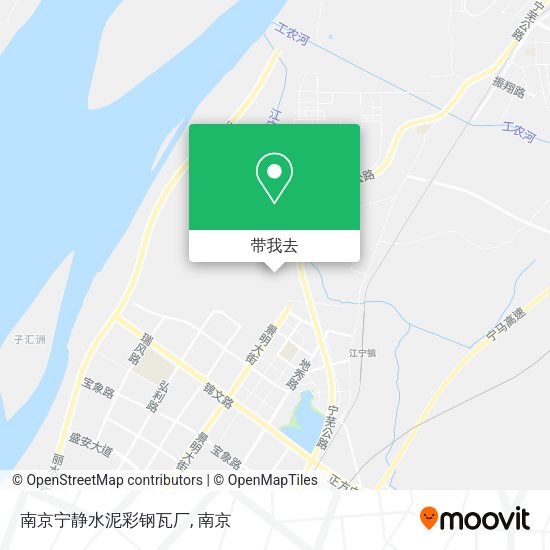 南京宁静水泥彩钢瓦厂地图