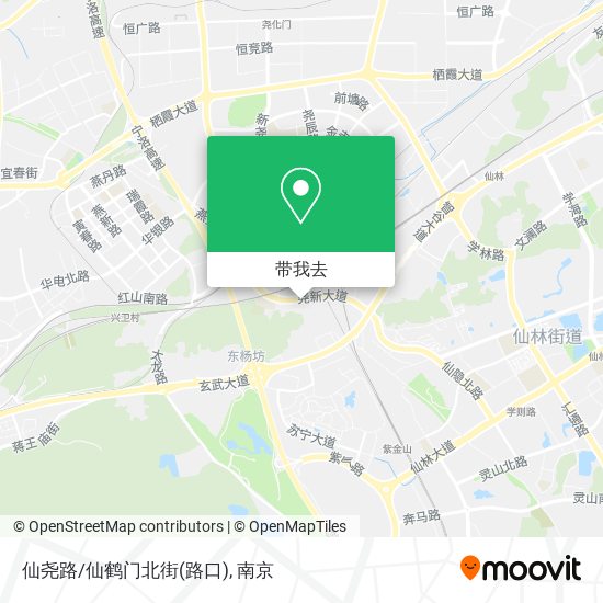 仙尧路/仙鹤门北街(路口)地图
