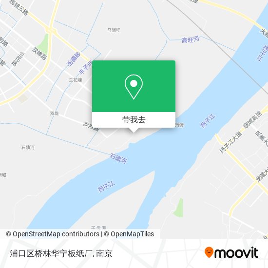 浦口区桥林华宁板纸厂地图