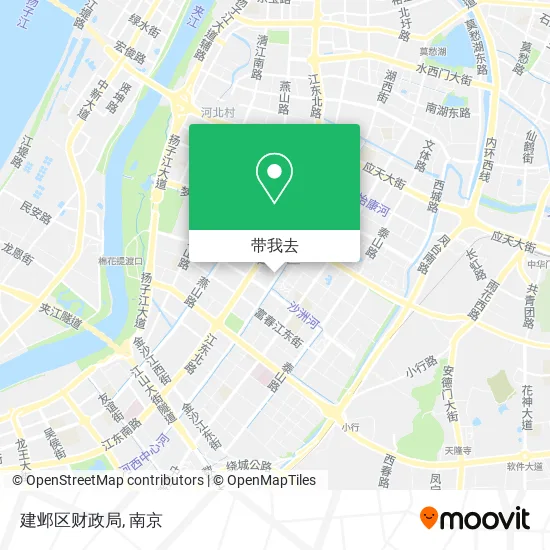 建邺区财政局地图