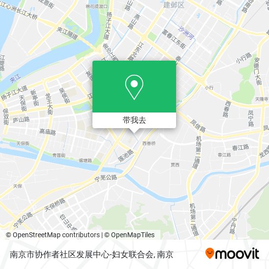 南京市协作者社区发展中心-妇女联合会地图