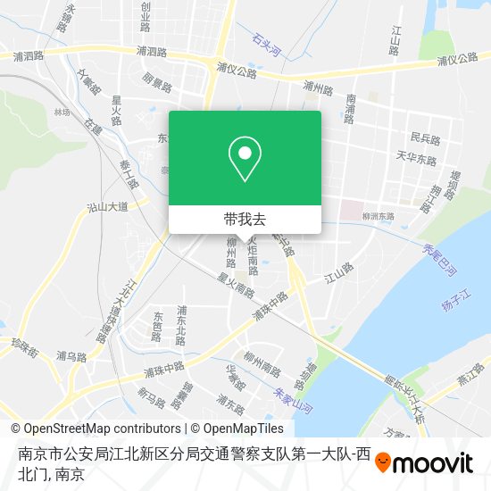 南京市公安局江北新区分局交通警察支队第一大队-西北门地图