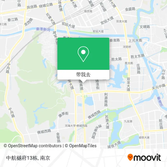 中航樾府13栋地图