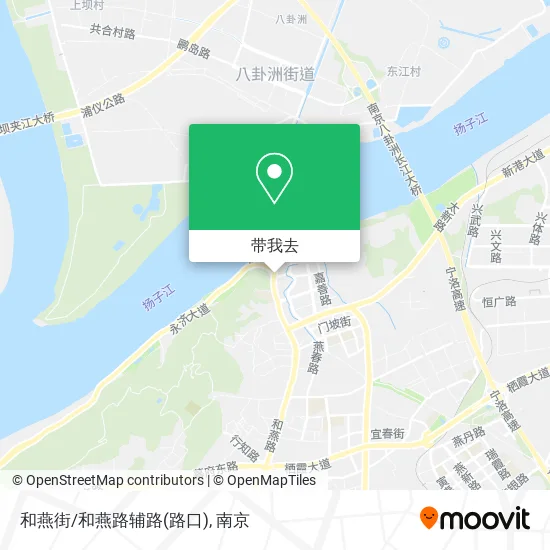 和燕街/和燕路辅路(路口)地图