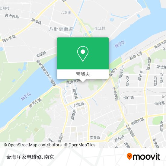 金海洋家电维修地图