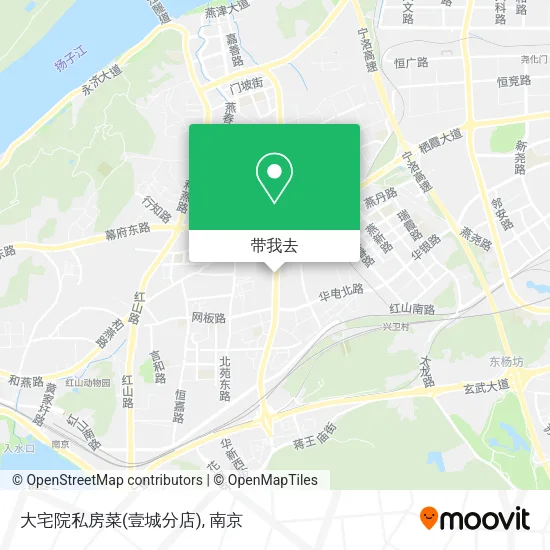 大宅院私房菜(壹城分店)地图