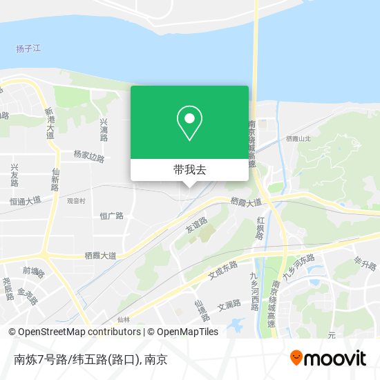 南炼7号路/纬五路(路口)地图