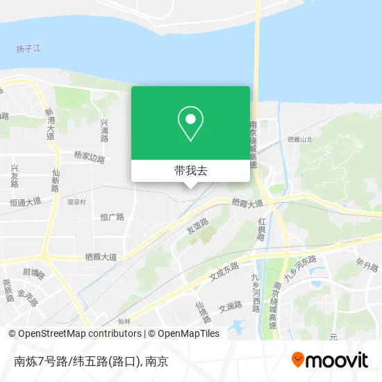 南炼7号路/纬五路(路口)地图