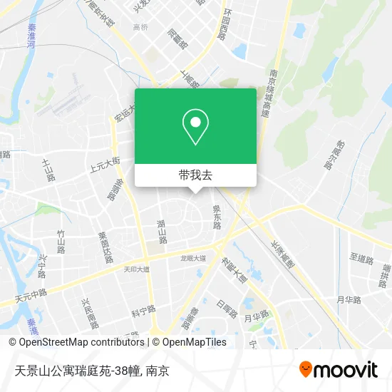 天景山公寓瑞庭苑-38幢地图