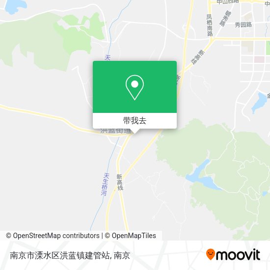 南京市溧水区洪蓝镇建管站地图