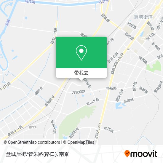 盘城后街/管朱路(路口)地图