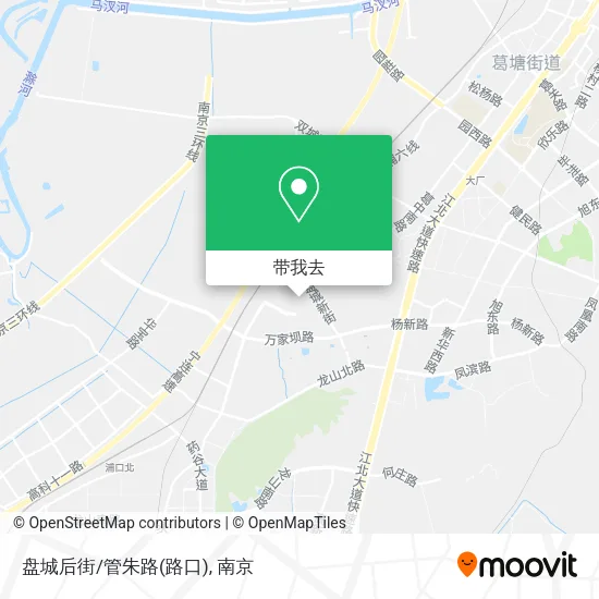 盘城后街/管朱路(路口)地图