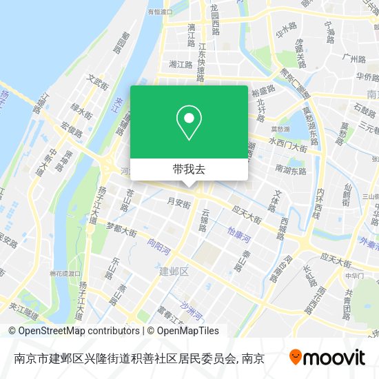 南京市建邺区兴隆街道积善社区居民委员会地图