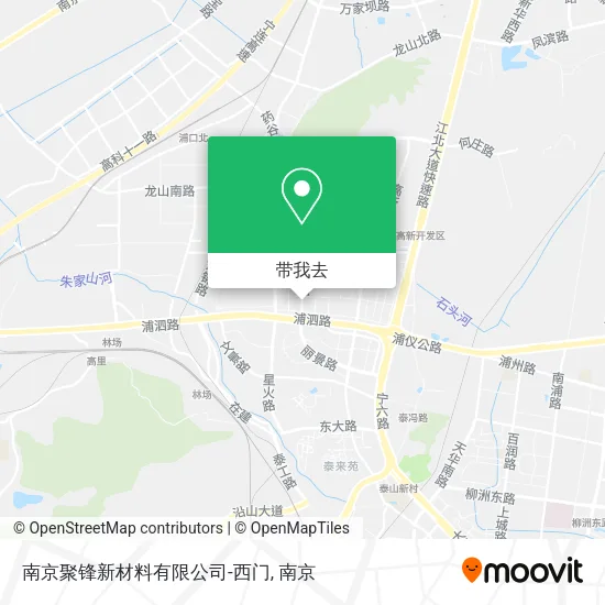 南京聚锋新材料有限公司-西门地图