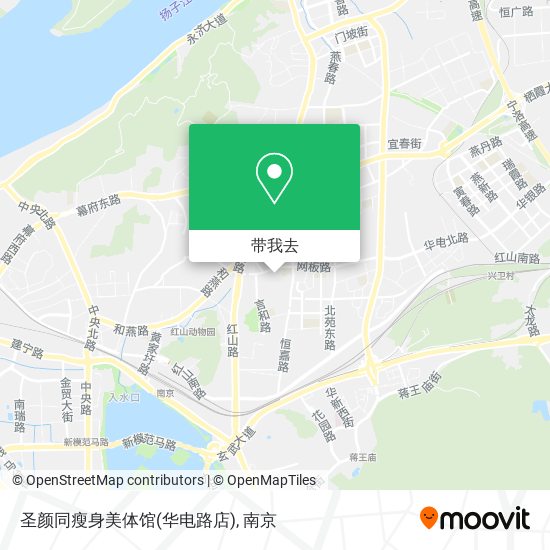 圣颜同瘦身美体馆(华电路店)地图