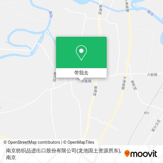 南京纺织品进出口股份有限公司(龙池国土资源所东)地图