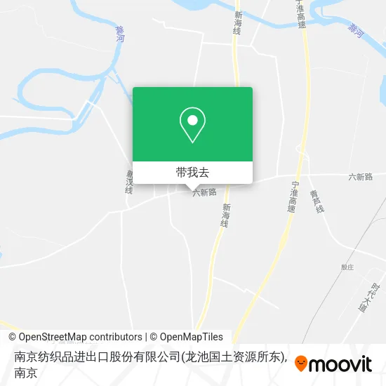 南京纺织品进出口股份有限公司(龙池国土资源所东)地图