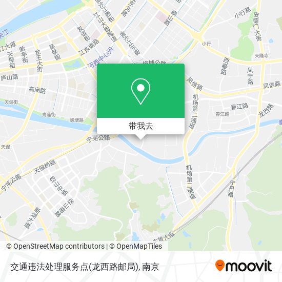 交通违法处理服务点(龙西路邮局)地图