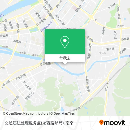 交通违法处理服务点(龙西路邮局)地图