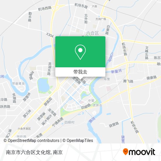 南京市六合区文化馆地图