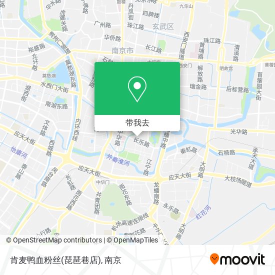 肯麦鸭血粉丝(琵琶巷店)地图
