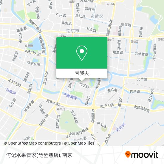 何记水果管家(琵琶巷店)地图