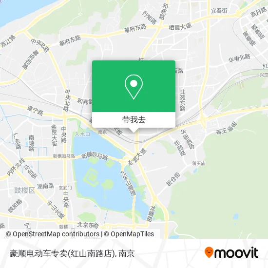 豪顺电动车专卖(红山南路店)地图