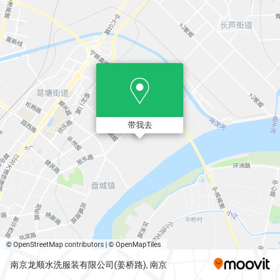南京龙顺水洗服装有限公司(姜桥路)地图