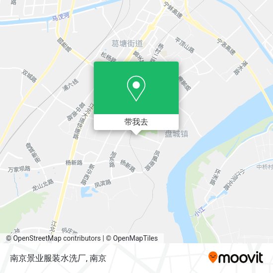 南京景业服装水洗厂地图