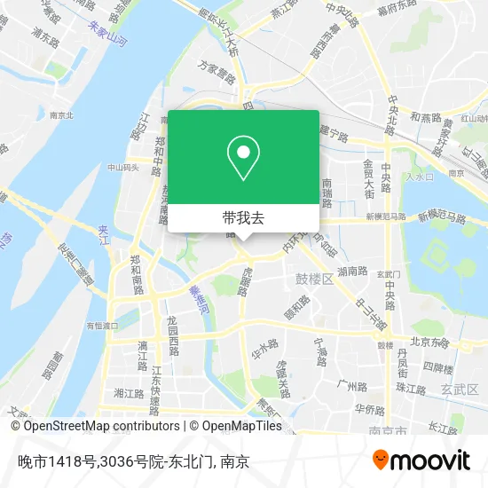 晚市1418号,3036号院-东北门地图