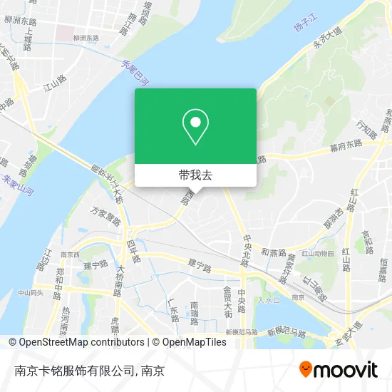 南京卡铭服饰有限公司地图