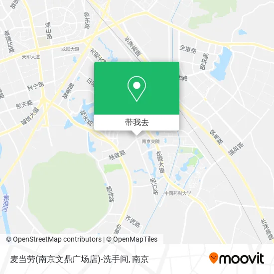 麦当劳(南京文鼎广场店)-洗手间地图