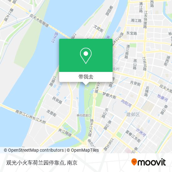 观光小火车荷兰园停靠点地图
